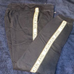 Calvin Klein Joggers Blue Size Large 14/16